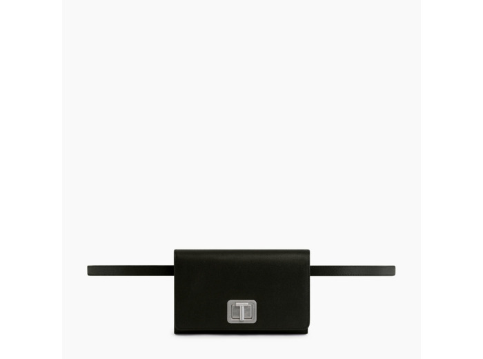 Sac ceinture Eva en cuir grain caviar