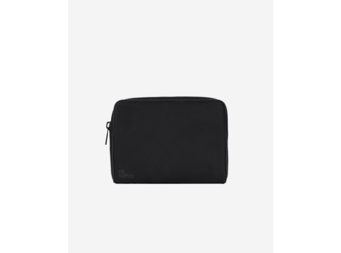 Pochette En Nylon Avec Fermeture Éclair black