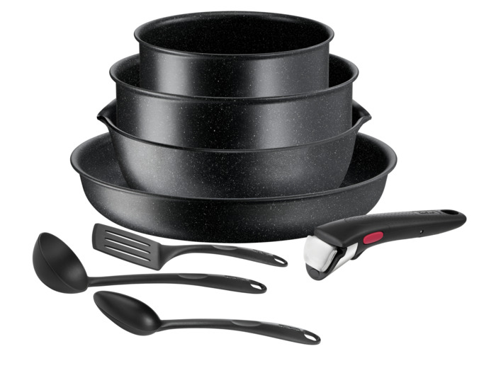 Tefal Ingenio Black Stone 8-piece Set