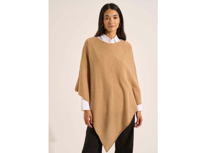 Poncho ample en cachemire
