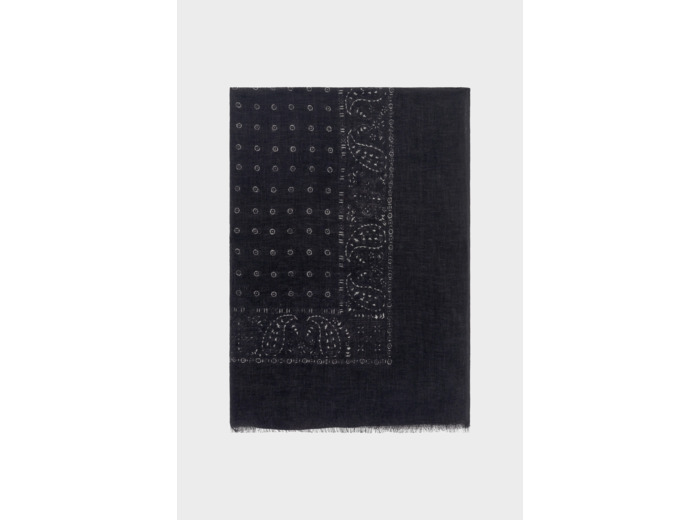 Foulard imprimé en lin - OMISHA