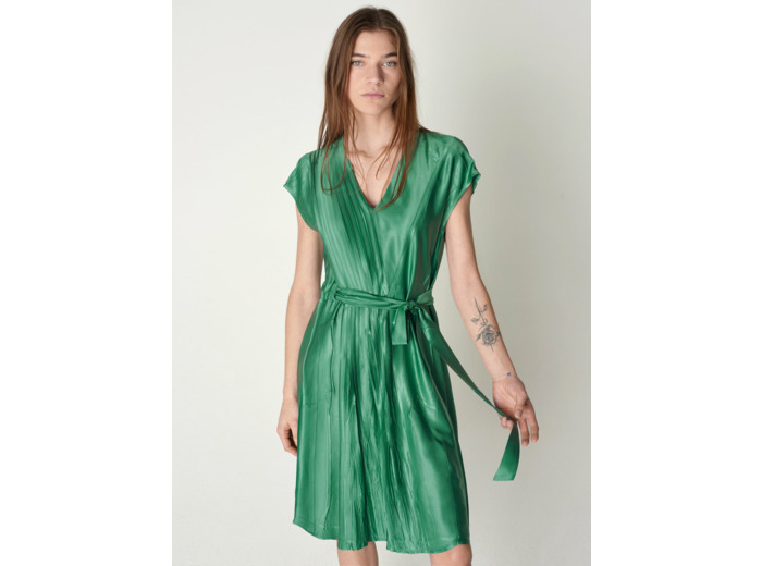 Robe garance emeraude