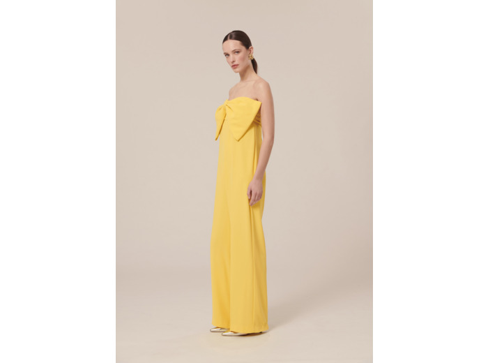 Combinaison Coeur Jaune en Polyester