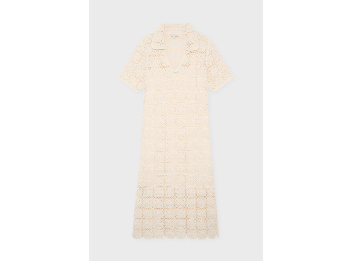 Robe longue en macramé - PETRINA