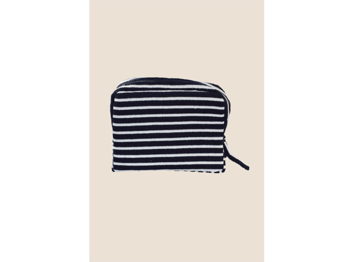 Trousse zippée en éponge Brume