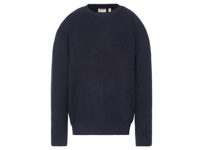 Pull col rond en maille texturée