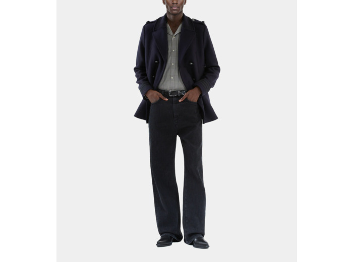 Caban Style Officier Bleu Marine dark navy