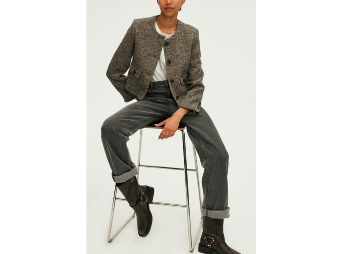 Veste courte tweed et lurex - MARJANE