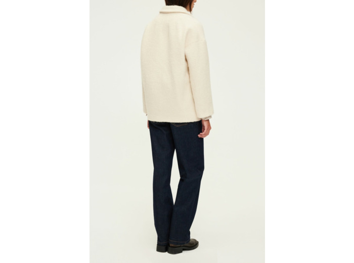 Manteau court écru - LUCIENNE