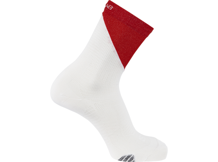 Socks S Lab Phantasm Crew White Fiery Red