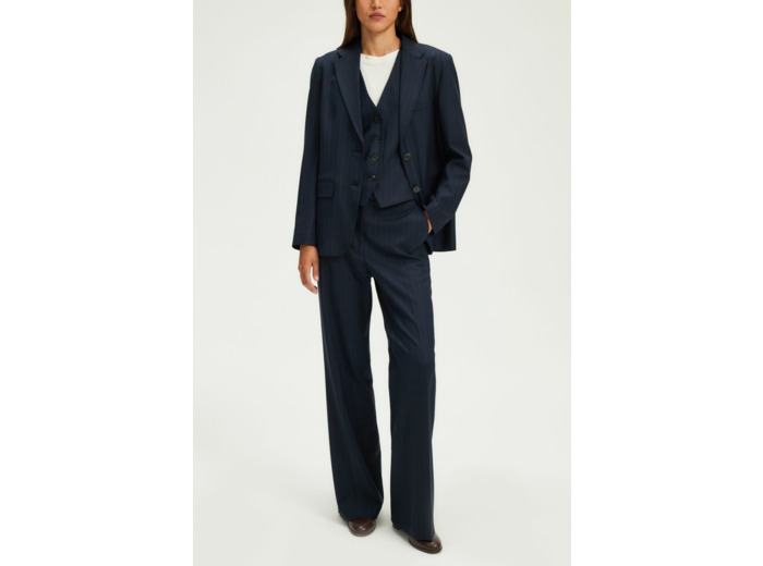 Pantalon large à fines rayures - NOLENE