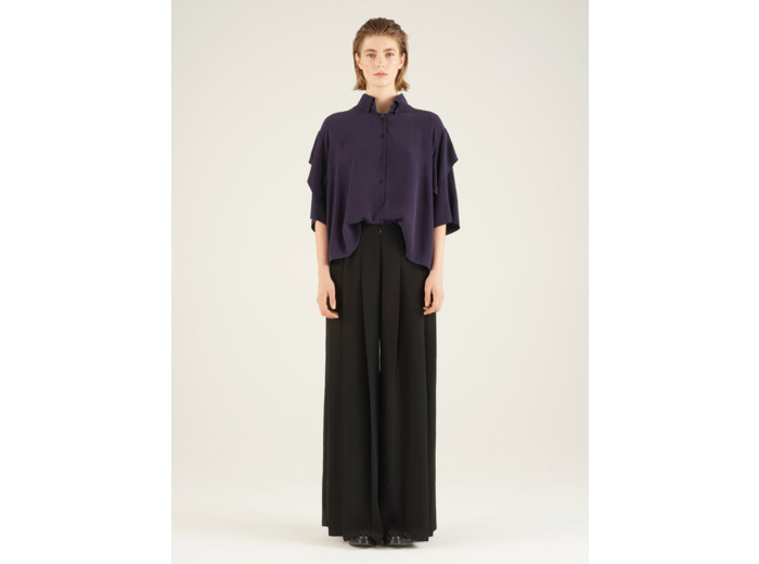 Pantalon large noir