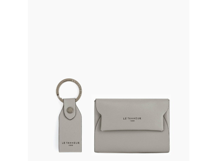 Coffret cadeau homme Justin en cuir lisse
