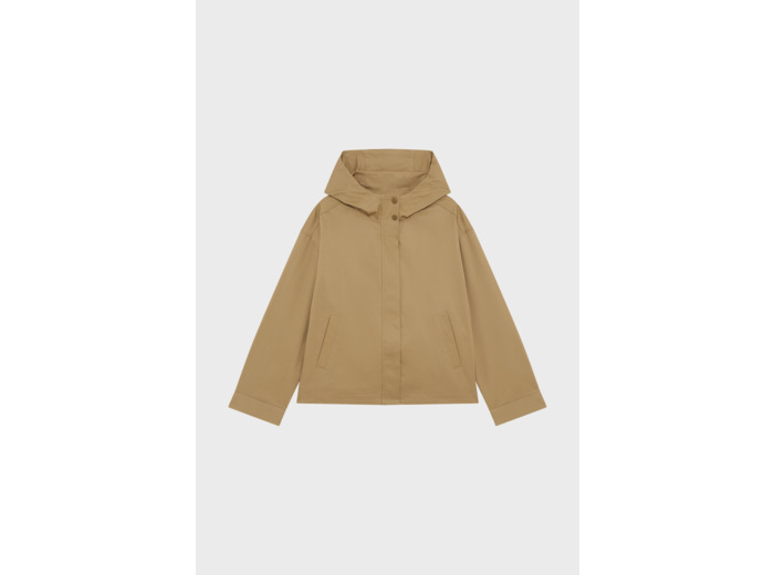 Parka courte à capuche en coton - SOLY