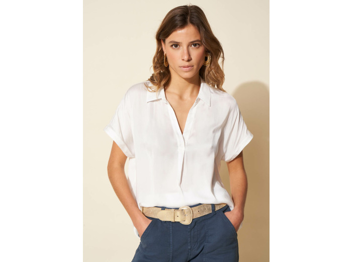 Blouse à col V