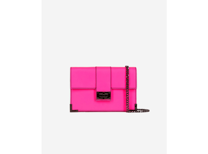 Pochette Moyenne Emily En Cir Fluo electric pink