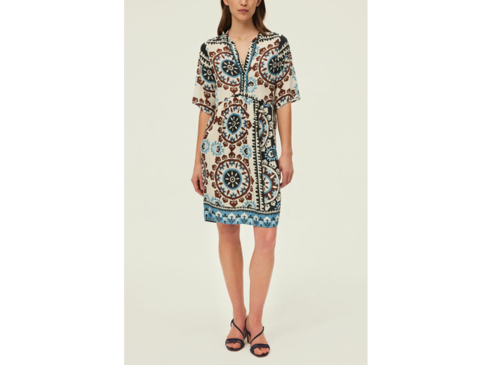 Robe courte imprimée - ELVA