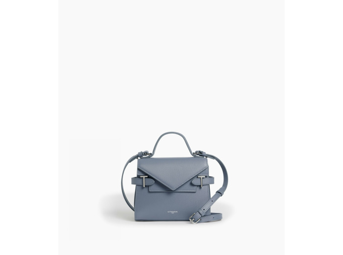 Petit sac à main double rabat Emilie en cuir signature T