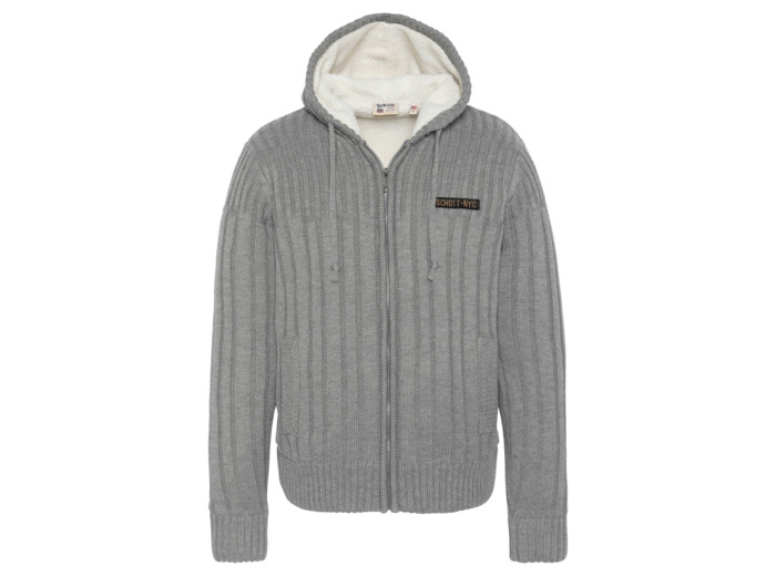 Gilet à capuche doublé sherpa