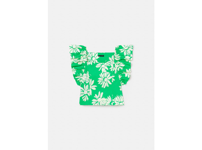 Top Tacha Vert en Coton