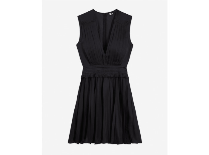 Robe Courte Plissée black