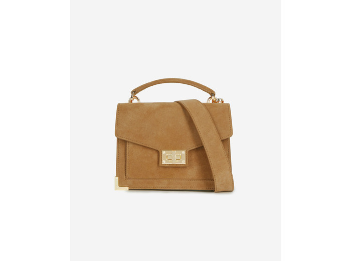 Sac Emily Small En Cuir Camel camel / brown