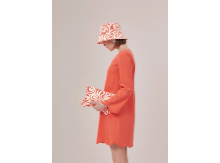 Robe Ruoda Corail en Polyester