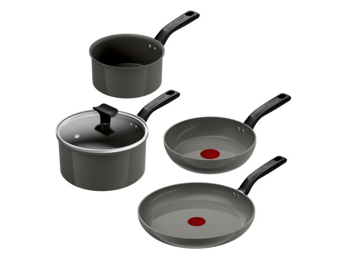 Change Set 6pcs, Frying Pan 20/28 cm, Saucepan 16/20 cm, Ceramic Non-Stick Coating, 100% Recycled aluminium Body