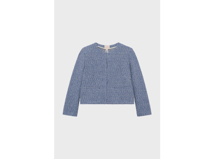 Veste courte en tweed bicolore - RONISE