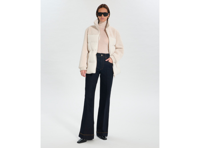 Manteau Melisse Ecru en Polyester