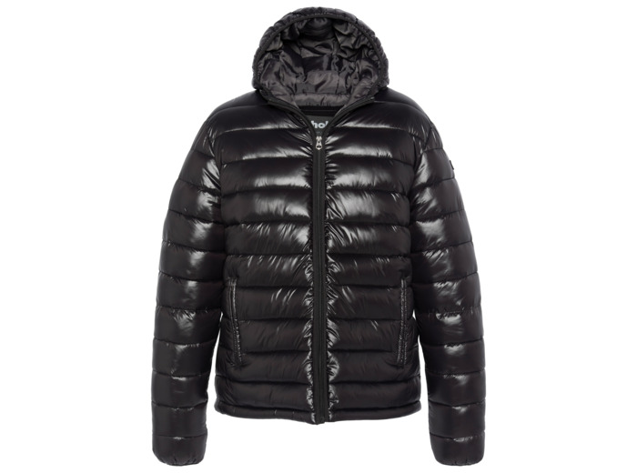 Doudoune shiny à capuche