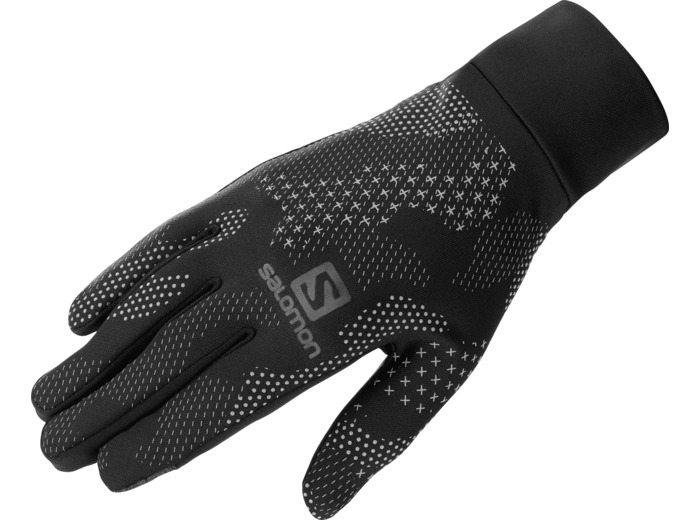 Cross Warm Glove Black Ao Reflective Silver.