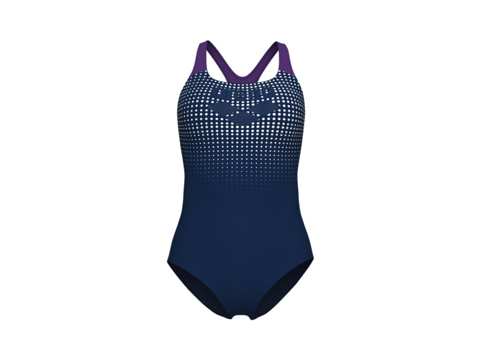 Maillot de bain arena Performance Foggy Dots Swim Pro Back pour femmes