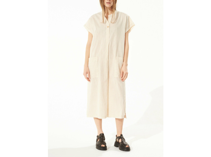 Robe rayure naturelle