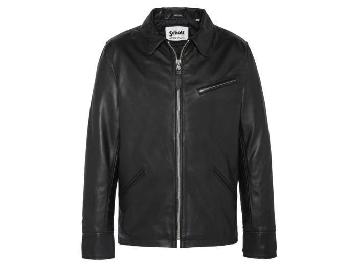 Blouson casual cuir de vachette