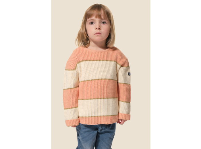 Pull fille col rond Sylvie