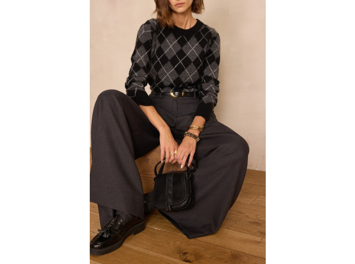 Pull BONIFACE motif argyle