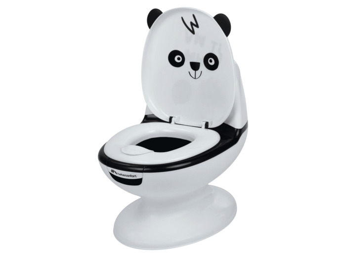 Mini toilette Panda, Pot avec bruit de chasse d'eau Miscel