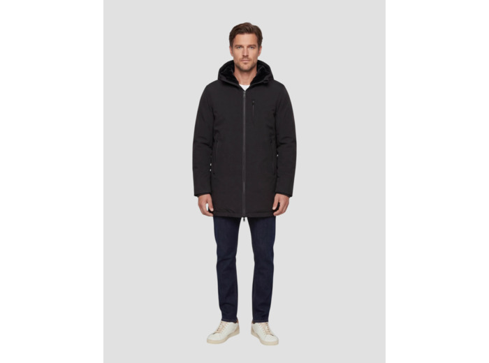Manteau long à capuche