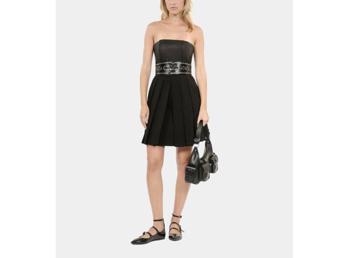 Robe Bustier Courte Noire black