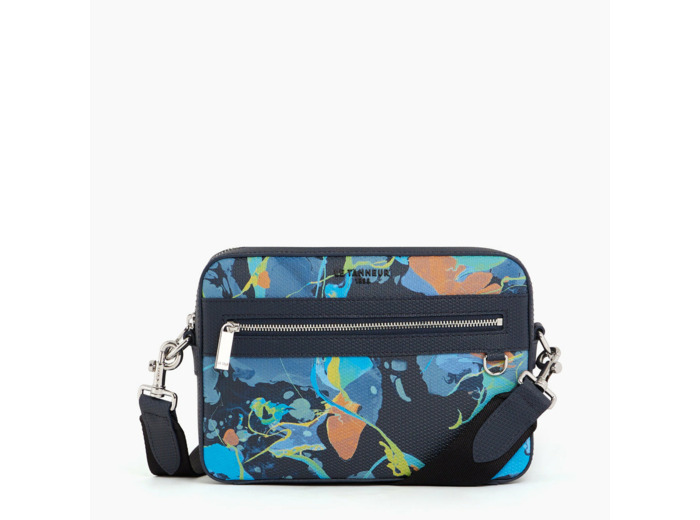 Petit sac bandoulière Emile en cuir signature T