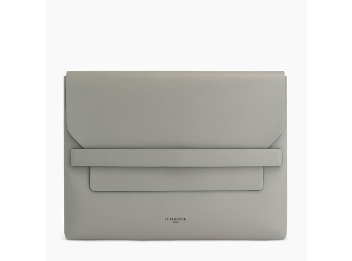 Pochette A4 Justin en cuir lisse