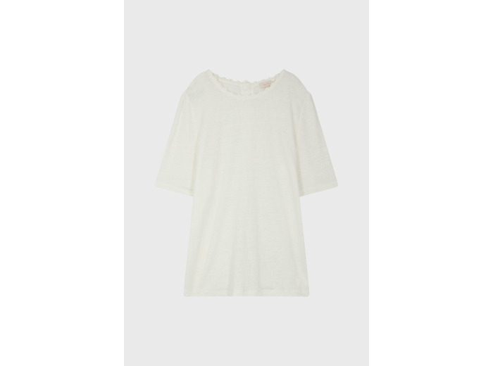 T-shirt col rond en lin - MILENNY