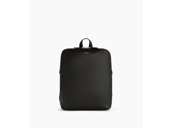 Sac à dos zippé Sophie en cuir grainé