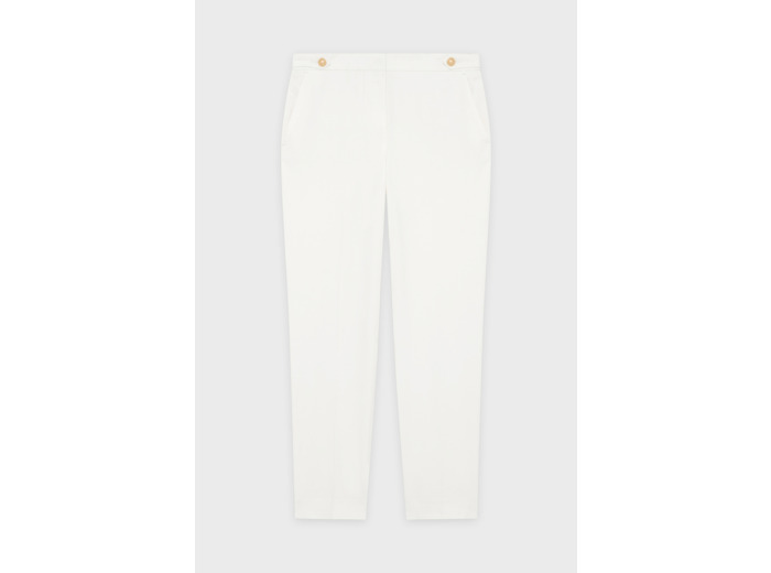 Pantalon slim 7/8 en coton - JULIEN