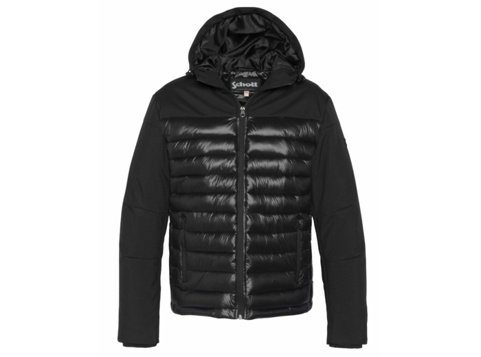 Blouson bi-matière à capuche ASCOTT SCHOTT