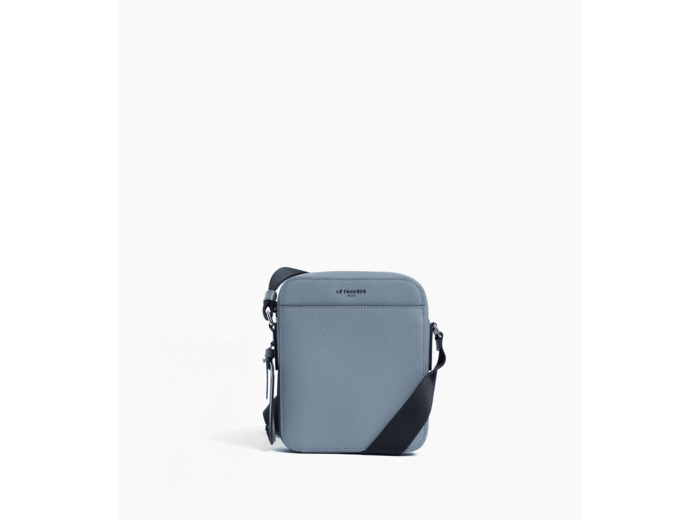 Petite sacoche zippée Emile en cuir signature T