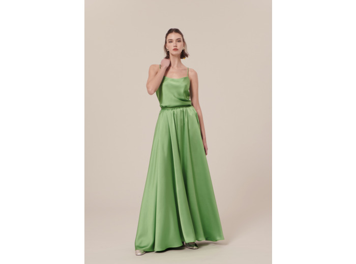 Jupe Joya Vert en Polyester