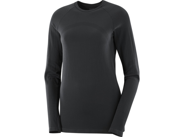 Sntial Warm Ls Top Deep Black