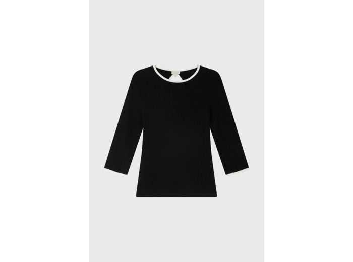 Pull en maille fine côtelée - LOUKY